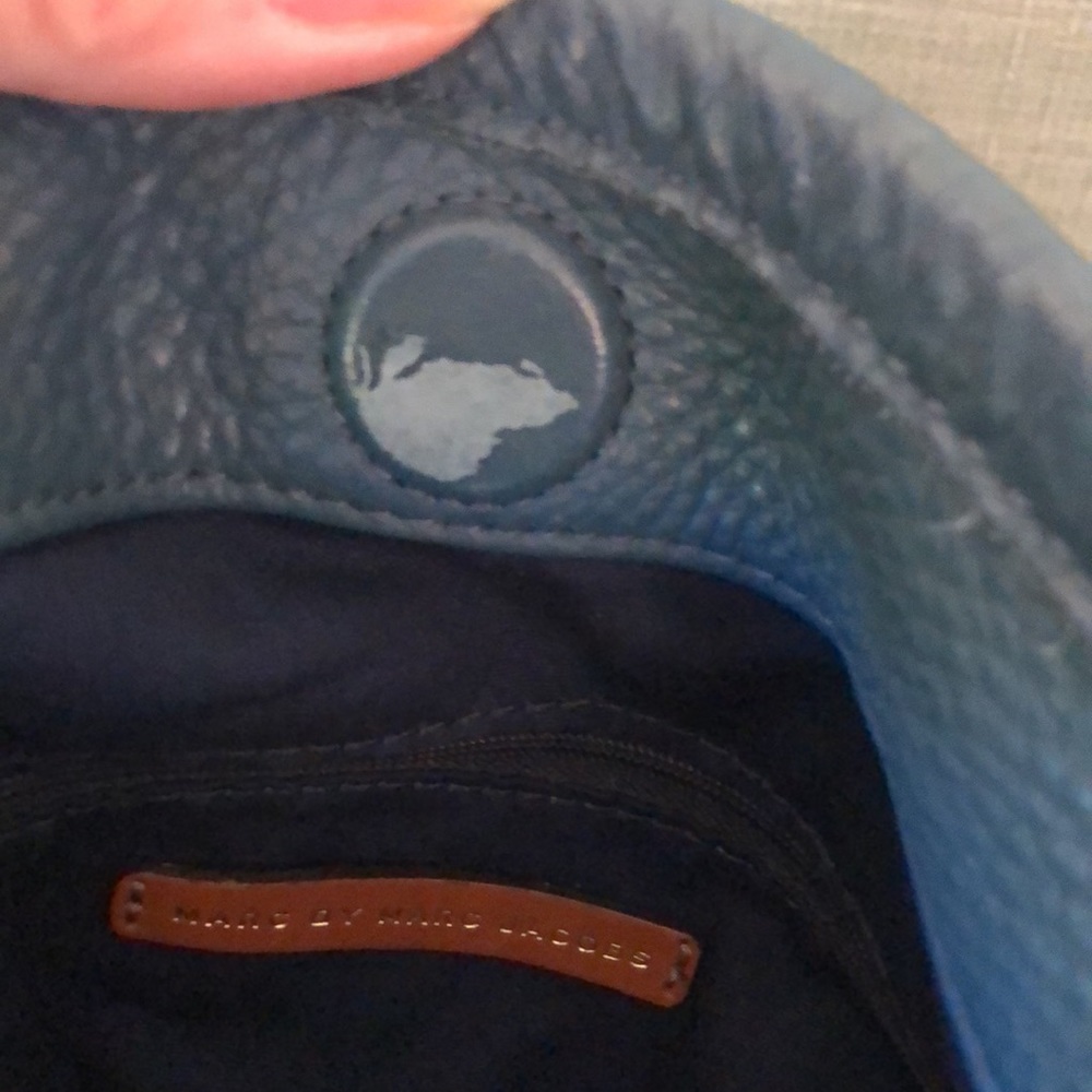 Marc Jacobs Too Hot to Handle Prussian Blue Hobo - Picture 9 of 10